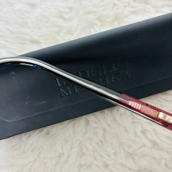 Badgley Mischka Halfrim Eyeglasses Frame Only W/ Case - Picture 11 of 11